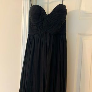 Beautiful black strapless dress